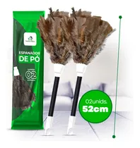 Comprar Kit 2 Espanador De Po Pena Peru 52 Cm Cabo Espanadores Para Limpar Limpeza De Casa Profissional Floresta Urbana
