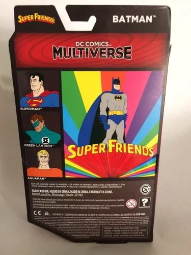 Imagen 5 de 5 de Dc Multiverse Mattel Superfriends Superamigos Batman