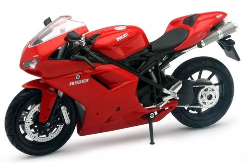 Moto Ducati 1198 Escala 1:12 Newray 16cm Supertoys Palermo