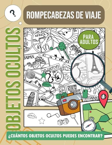 Busca Y Encuentra Viajar: Libro De Juegos De Desafío Para Bu