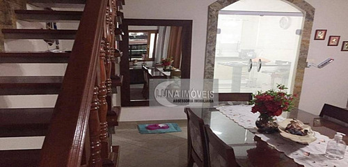 Imagem 1 de 30 de Sobrado Com 3 Dormitórios À Venda, 243 M² Por R$ 583.000,00 - Jardim Stella - Santo André/sp - So0724