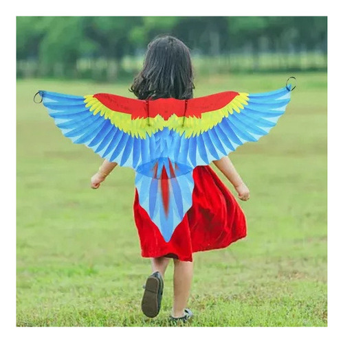Conjunto De Disfraz De Pájaro Para Niños, Capa Con Alas,