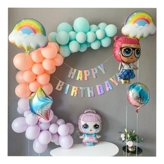 Combo De Globos Para Fiestas De Cumpleaños  Lol