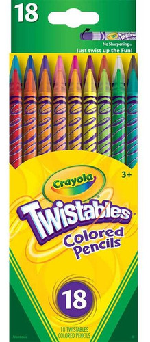 Colores Twistables (pequeños) Con 18 Colores Crayola