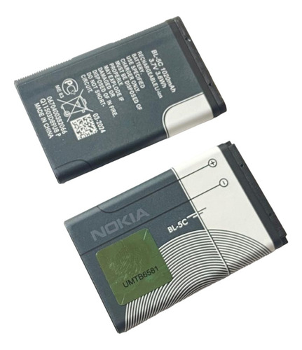 Ba-te-ri-a Nokia Bl-5c Mah Celulares , Equipamentos Em Geral