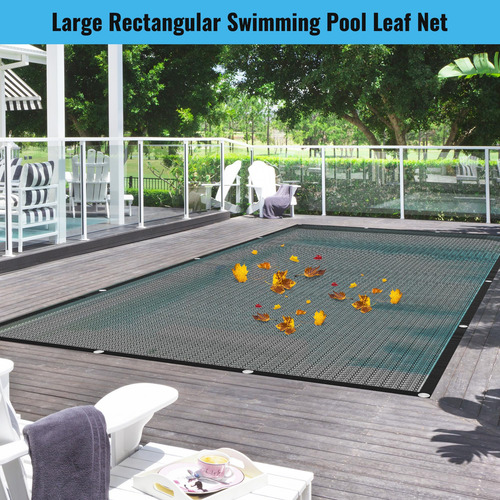 Rengue Cubierta De Red Piscina Rectangular 16x9 Mmg