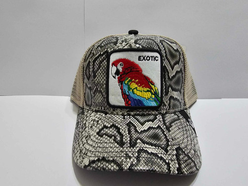 Gorra Goorin Bros The Farm Animales Guacamaya Amazonas Cuero