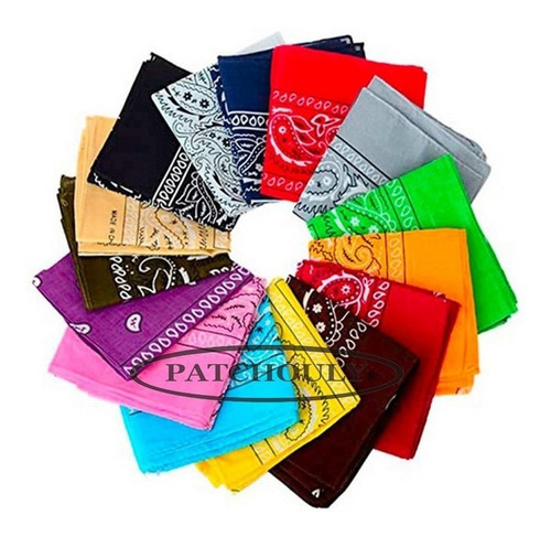 Bandana Pañuelo 100% Algodón Unisex Original Varios Colores