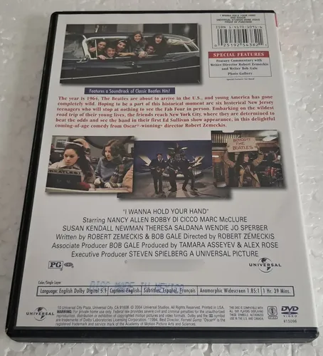 Dvd I Wanna Hold Your Hand Filme Beatles Spielberg Novo | MercadoLivre