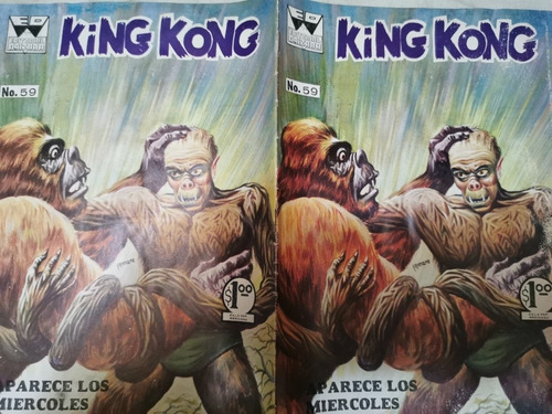 Cómics King Kong Número 59 Editorial Orizaba