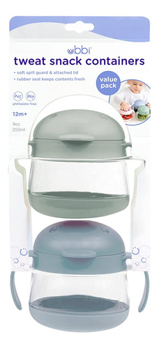 Ubbi Tweat No Spill Snack Container For Kids, Bpa-free, Todd