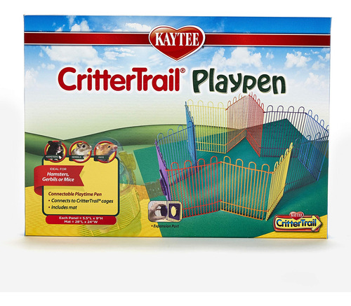 Parque Infantil Con Alfombrilla Crittertrail De Kaytee