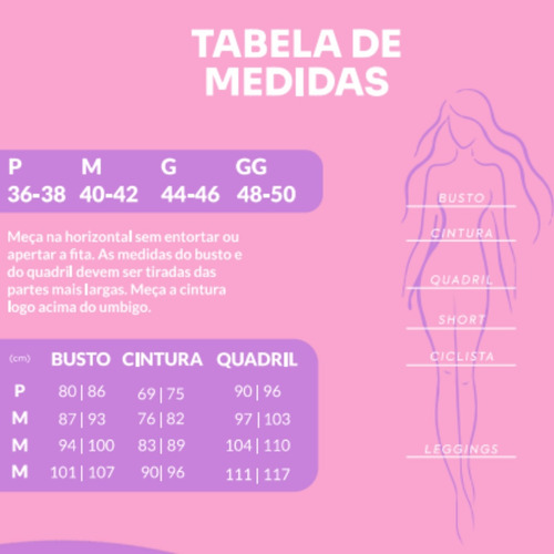 Conjunto Cajubrasil Legging Cós Modelador E Top Transpassado Violeta-escuro Liso G