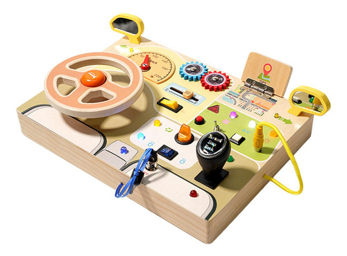 Luzes Interruptor Ocupado Placa Montessori Brinquedo