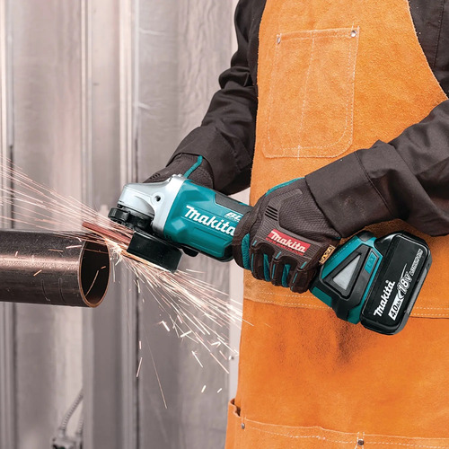 Esmeril Angular Inalámbrico 4 1/2 Dga455rf Makita Carg+bat