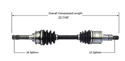 Flecha Homocinética Suzuki Sidekick 1989-1995 L4 1.6