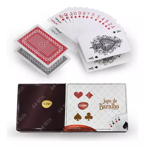 Kit Jogo de Cartas Baralho truco poker Papel + 3 dados lt 20028 em Promoção  na Americanas