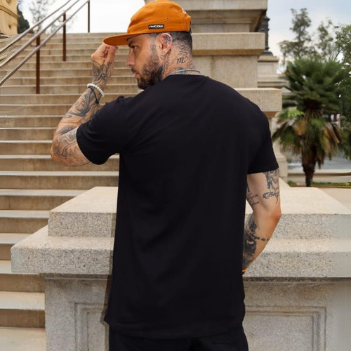 Camiseta Oversized Masculina Basica Lisa Algodão Streetwear