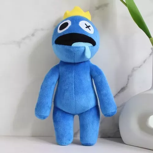 Boneco Blue Babão Rainbow Friends Jogo Roblox Azul Pelúcia