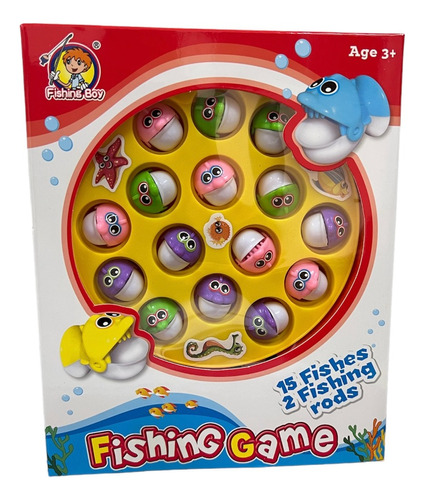 Juego De Pesca Fishing Play Set A Pila 54325