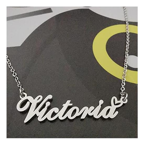Ronkahshow Sandra Nombre Colgante Personalizado Collar Con