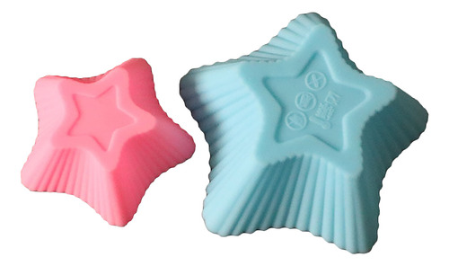 Magdalenas Con Forma De Estrella De Cinco Puntas, 5 Cm, Para