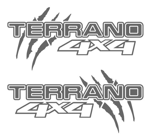 Logos Nissan Terrano 4x4 Costado Pickup  