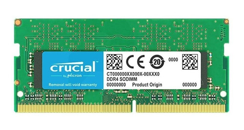 Crucial Memoria Notebook 8gb Sodimm Ddr4 2666mhz