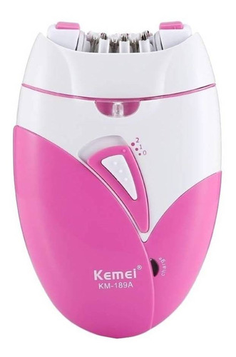 Depiladora eléctrica inalámbrica Kemei KM-189A color pink 110V/220V