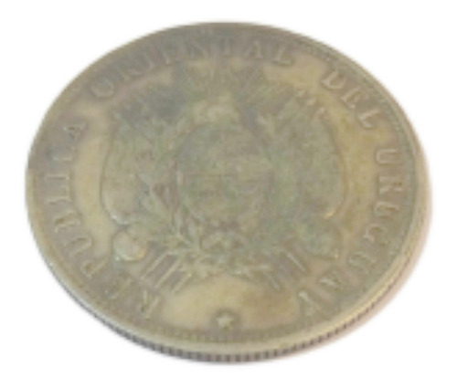 Imagen 2 de 6 de Moneda Plata 50 Centesimos Uruguay 1894 Ideal Coleccionistas