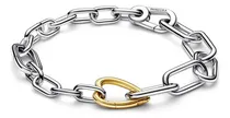 Comprar Pulsera Pandora Eslabones Corazón Dorado Pandora Me