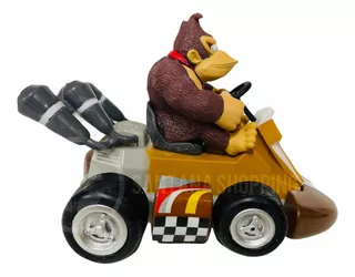 Miniatura Kart Macaco Donkey Kong Super Mário Bross