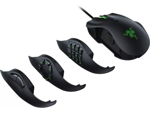 Imagen 7 de 9 de Mouse gamer de juego Razer Naga Trinity negro