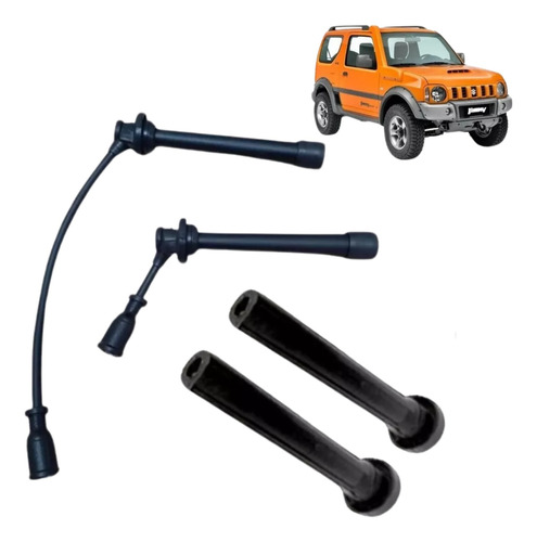 Jogo Cabo Velas+supressor Suzuki Jimny 1.3 16v 