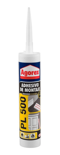 Pegamento Adhesivo De Montaje Pl500 Agorex 370gr