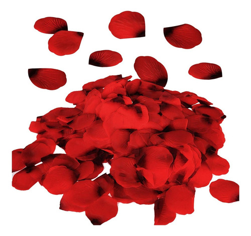 3000 Pétalos De Rosa Artificiales De Flores Rojas Para Bodas