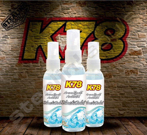 K78 | Black Cold | Fragancia / Perfume | Aromatizador | 75cc
