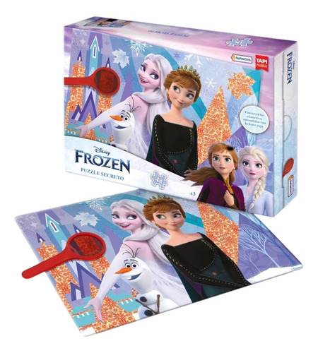 Puzzle Rompecabezas 48 Pz Disney Frozen Con Lupa