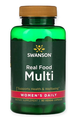 Swanson Real Food Multi Women's Daily 90 Capsulas