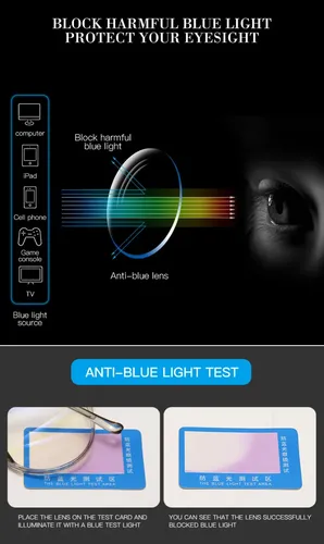 Lente Sp Bicolor Juvenil Filtro Azul Filtro Uv400 Unisex