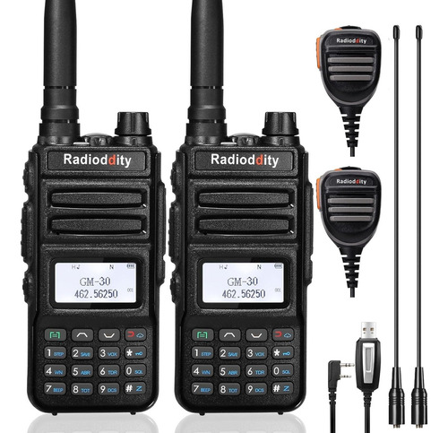 Radio Gm-30 Gmrs Portátil De 5 W De Largo Alcance, Compat