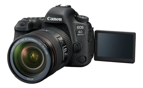 Imagen 3 de 4 de Canon EOS Kit 6D Mark II 24-105mm F/4L IS II USM DSLR color negro