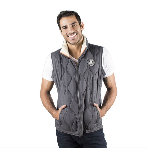 Chaleco Hombre Greenlander Vcap6988 Cuello Alto Borrega