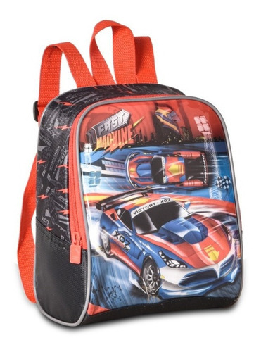 Lancheira Infantil Escolar Carros Fast Machine