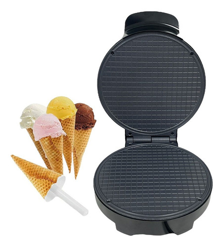 Máquina Waflera Para Conos De Helado - Hacer Barquillas Con