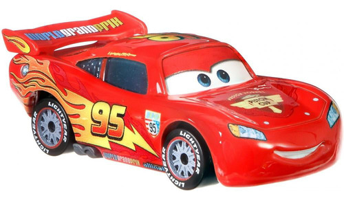 Disney Pixar Cars Diecast Lightning Mcqueen Con Ruedas De Ca
