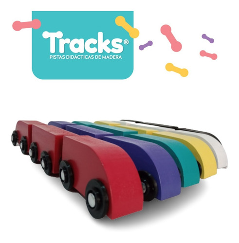 Imagen 4 de 5 de Trencito Magnético Didáctico Tracks Compatible Trencity Hape