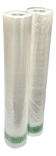 Bolsa De Plástico 60x90cm Biodegradable En Rollo (2 Rollos)