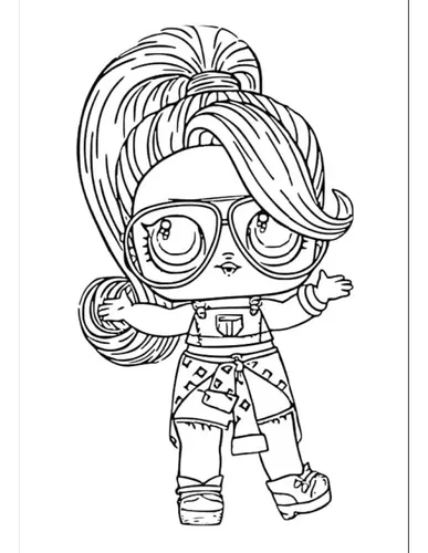 LOL Surprise desenhos para colorir imprimir e pintar dessas lindas bonecas  - Desenhos para pintar e colorir