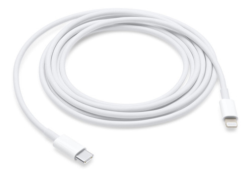Imagen 3 de 8 de Ficha Y Cable Usb-c Tipo C 1m Lightning Para iPhone 12 Otec